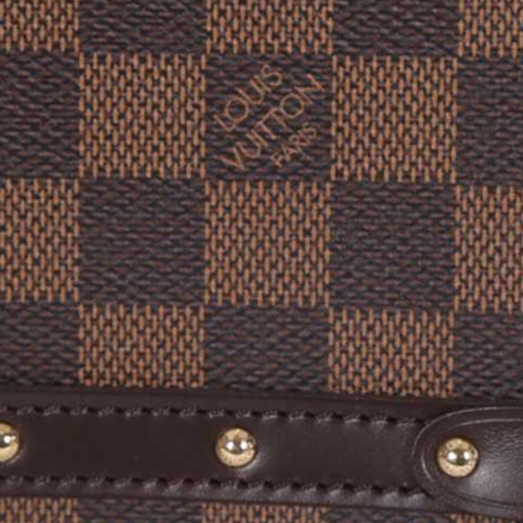 Rare🔥LV Damier Ebene shoulder bag studded top handle handbag Venice LV bag - Picture 13 of 15